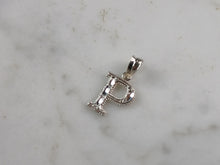 Load image into Gallery viewer, Womens Sterling Silver Initial Letter " P " Pendant 0.3g E6083