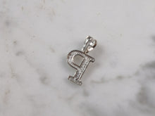 Load image into Gallery viewer, Womens Sterling Silver Initial Letter " P " Pendant 0.3g E6083