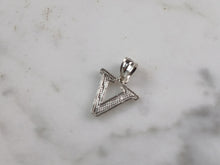 Load image into Gallery viewer, Womens Sterling Silver Initial Letter " V " Pendant 0.3g E6088