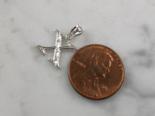 Load image into Gallery viewer, Womens Sterling Silver Initial Letter " X " Pendant 0.3g E6091