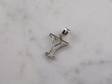 Load image into Gallery viewer, Womens Sterling Silver Initial Letter " Y " Pendant 0.3g E6092