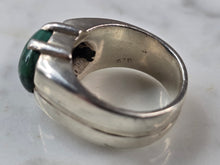 Load image into Gallery viewer, Womens Vintage Estate Sterling Silver Southwestern Turquoise Ring 15.8g E609