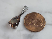 Load image into Gallery viewer, Womens  Estate Sterling Silver Citrine Pendant 2.0g E6119