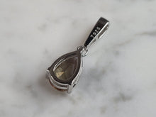 Load image into Gallery viewer, Womens  Estate Sterling Silver Citrine Pendant 2.0g E6119
