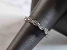 Load image into Gallery viewer, Womens Vintage Estate 10K White Gold Ring Diamond Ring, 3.0g, E6132