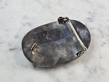 Load image into Gallery viewer, Vintage Sterling Silver Native American Zuni Turquoise Belt Buckle 46.8g E614