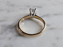 Load image into Gallery viewer, Womens Vintage Estate 14k Gold Diamond Engagement Ring 2.1g E6166