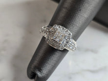 Load image into Gallery viewer, Womens Vintage Estate 14K White Gold Diamond Ring, 5.4g E6171