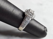 Load image into Gallery viewer, Womens Vintage Estate 14K White Gold Diamond Ring, 5.4g E6171