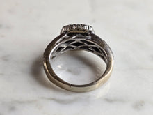 Load image into Gallery viewer, Womens Vintage Estate 14K White Gold Diamond Ring, 5.4g E6171