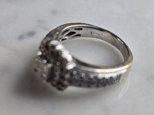 Load image into Gallery viewer, Womens Vintage Estate 14K White Gold Diamond Ring, 5.4g E6171