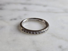 Load image into Gallery viewer, Womens Vintage Estate 14k White Gold Diamond Ring 2.5g E6173
