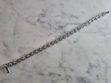 Load image into Gallery viewer, Womens Vintage Estate 10K White Gold Diamond Tennis Bracelet 16.1g E6176