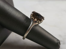 Load image into Gallery viewer, Womens Vintage Estate Sterling Silver Smoky Quartz Ring 6.3g E6192