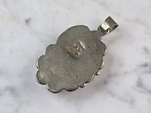 Load image into Gallery viewer, Womens Vintage Sterling Silver Southwestern Turquoise Pendant 13.9g E619