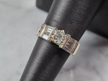 Load image into Gallery viewer, Womens Vintage Estate 14K White Gold Diamond Ring, 6.3g E6203