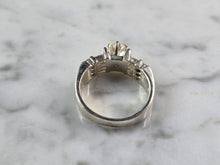 Load image into Gallery viewer, Womens Vintage Estate 14K White Gold Diamond Ring, 6.3g E6203