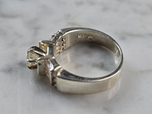 Load image into Gallery viewer, Womens Vintage Estate 14K White Gold Diamond Ring, 6.3g E6203