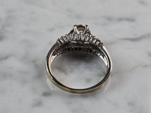 Load image into Gallery viewer, Womens Vintage Estate 14K White Gold Diamond Ring, 5.7g E6206