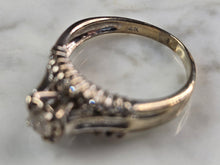 Load image into Gallery viewer, Womens Vintage Estate 14K White Gold Diamond Ring, 5.7g E6206
