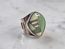 Load image into Gallery viewer, Womens Vintage Estate Sterling Silver Southwestern DTR Jay King Ring 10.4g E621