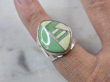 Load image into Gallery viewer, Womens Vintage Estate Sterling Silver Southwestern DTR Jay King Ring 10.4g E621