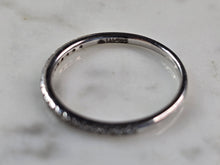 Load image into Gallery viewer, Womens Estate 14k White Gold Lab Diamond Ring Set 5.2g #E6228