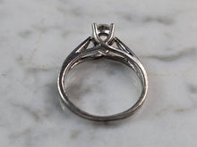 Load image into Gallery viewer, Womens Vintage Estate Platinum Diamond Ring Zales, 4.1g E6246