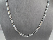 Load image into Gallery viewer, Mens Sterling Silver Italian Chain Link Necklace 11.1g E6266