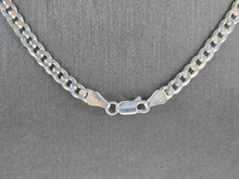 Load image into Gallery viewer, Mens Sterling Silver Italian Chain Link Necklace 11.1g E6266