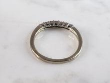 Load image into Gallery viewer, Womens Vintage Estate 14K White Gold Diamond Ring, 2.0g E6267