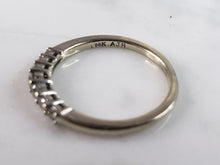 Load image into Gallery viewer, Womens Vintage Estate 14K White Gold Diamond Ring, 2.0g E6267