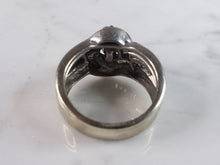 Load image into Gallery viewer, Womens Vintage Estate 10K White Gold Diamond Ring 7.1g, E6270