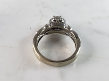 Load image into Gallery viewer, Womens Vintage Estate 14K White Gold Diamond Ring, 5.3g E6272