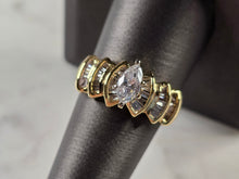 Load image into Gallery viewer, Womens Vintage Estate 14K Yellow Gold Diamond Engagement Ring 6.0g  #E6276