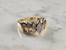Load image into Gallery viewer, Womens Vintage Estate 14K Yellow Gold Diamond Engagement Ring 6.0g  #E6276