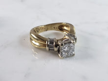 Load image into Gallery viewer, Womens Vintage Estate 14K Yellow Gold Diamond Ring, 7.0g E6281