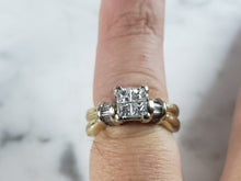 Load image into Gallery viewer, Womens Vintage Estate 14K Yellow Gold Diamond Ring, 7.0g E6281