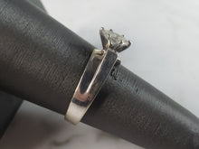 Load image into Gallery viewer, Womens Vintage Estate 14K White Gold Diamond Engagement Ring, 3.9g E6282