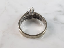 Load image into Gallery viewer, Womens Vintage Estate 14K White Gold Diamond Engagement Ring, 3.9g E6282
