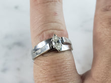 Load image into Gallery viewer, Womens Vintage Estate 14K White Gold Diamond Engagement Ring, 3.9g E6282