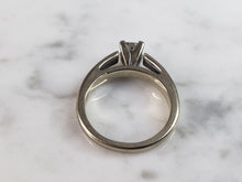 Load image into Gallery viewer, Womens Vintage Estate 14K White Gold Diamond Ring, 4.5g E6291