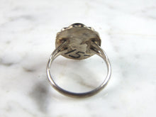Load image into Gallery viewer, Womens Vintage Estate Sterling Silver Modernist Onyx Ring 2.8g E6327
