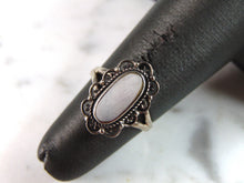 Load image into Gallery viewer, Womens Vintage Estate Sterling Silver Modernist Ring 2.2g E6331