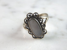 Load image into Gallery viewer, Womens Vintage Estate Sterling Silver Modernist Ring 2.2g E6331