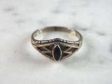 Load image into Gallery viewer, Womens Vintage Estate Sterling Silver Modernist Ring 2g E6339