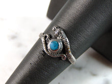 Load image into Gallery viewer, Womens Vintage Estate Sterling Silver Modernist Snake Ring 1.8g E6342