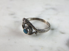 Load image into Gallery viewer, Womens Vintage Estate Sterling Silver Modernist Snake Ring 1.8g E6342