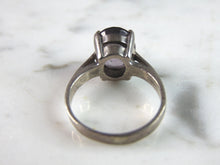 Load image into Gallery viewer, Womens Sterling Silver Modernist Amethyst Ring 2.9g E6352