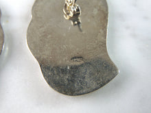 Load image into Gallery viewer, Womens Vintage Estate Sterling Silver Modernist Earrings 7g E6362
